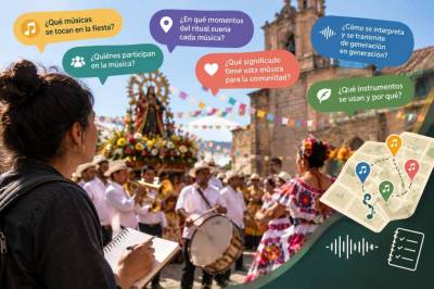 Qué preguntar en una gira de escucha para mapear músicas de fiesta patronal sin intervenir el ritual