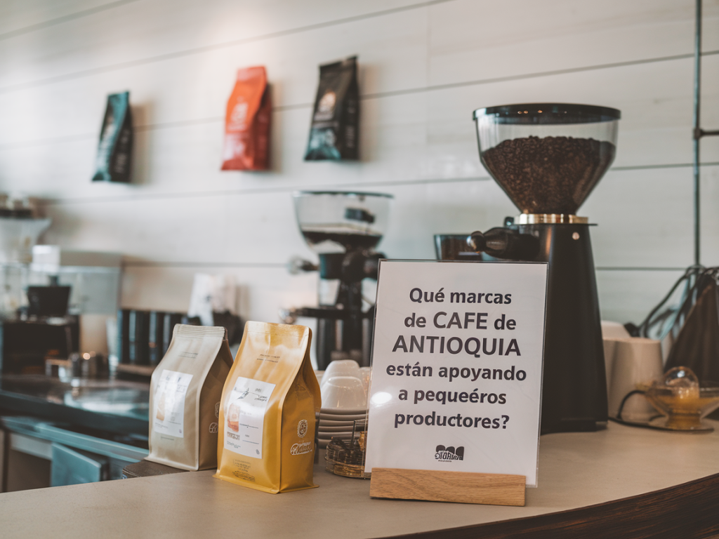 Qué marcas de café de Antioquia están apoyando a pequeños productores